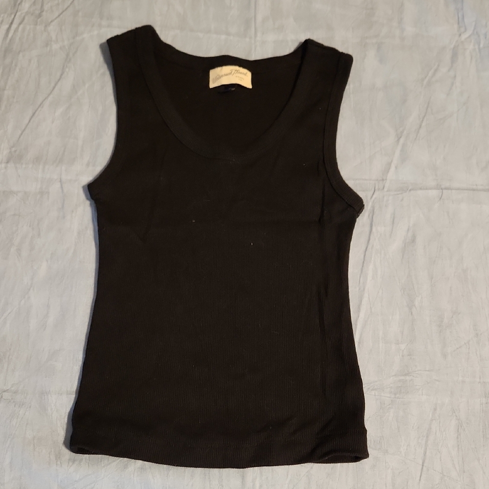 Universal Thread Black Ribbed Tank Top